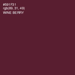 #591F31 - Wine Berry Color Image