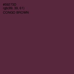 #59273D - Congo Brown Color Image