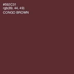 #592C31 - Congo Brown Color Image