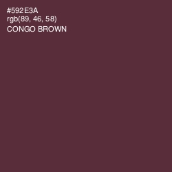 #592E3A - Congo Brown Color Image