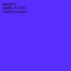 #592EFC - Purple Heart Color Image