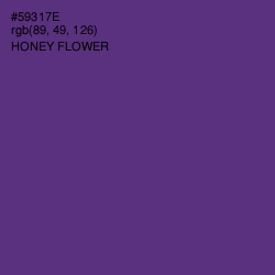 #59317E - Honey Flower Color Image