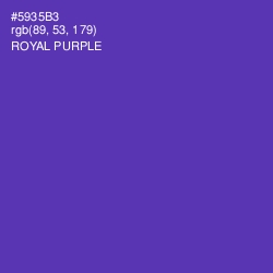#5935B3 - Royal Purple Color Image