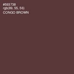 #593738 - Congo Brown Color Image