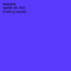 #593AFA - Purple Heart Color Image