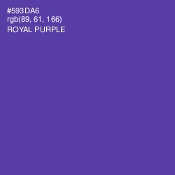 #593DA6 - Royal Purple Color Image