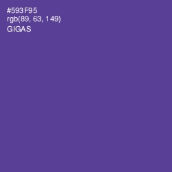 #593F95 - Gigas Color Image