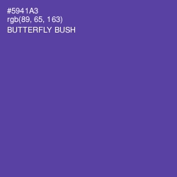 #5941A3 - Butterfly Bush Color Image