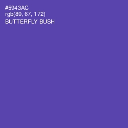 #5943AC - Butterfly Bush Color Image