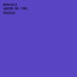 #5944C4 - Indigo Color Image