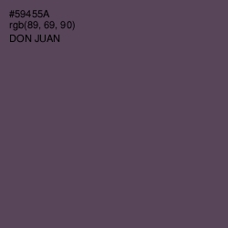 #59455A - Don Juan Color Image