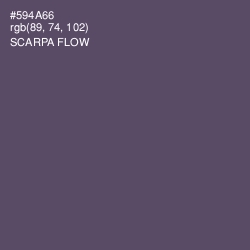#594A66 - Scarpa Flow Color Image