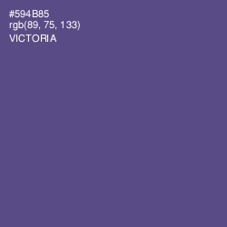 #594B85 - Victoria Color Image
