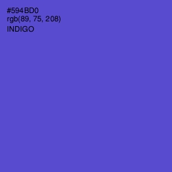 #594BD0 - Indigo Color Image