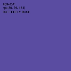 #594CA1 - Butterfly Bush Color Image