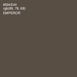 #594E44 - Emperor Color Image