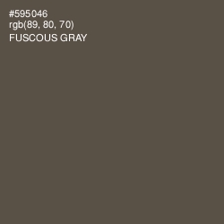#595046 - Fuscous Gray Color Image