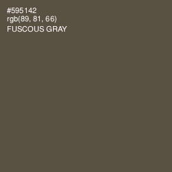 #595142 - Fuscous Gray Color Image