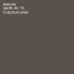 #595248 - Fuscous Gray Color Image
