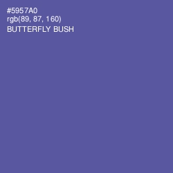 #5957A0 - Butterfly Bush Color Image