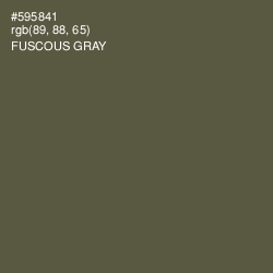 #595841 - Fuscous Gray Color Image
