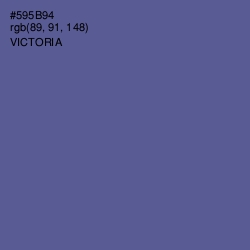 #595B94 - Victoria Color Image