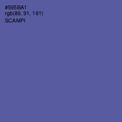 #595BA1 - Scampi Color Image