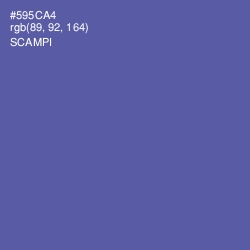 #595CA4 - Scampi Color Image