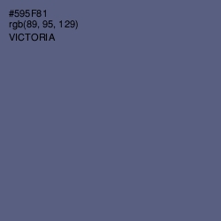 #595F81 - Victoria Color Image