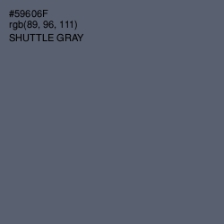 #59606F - Shuttle Gray Color Image