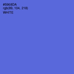 #5968DA - Indigo Color Image