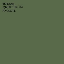 #596A4B - Axolotl Color Image