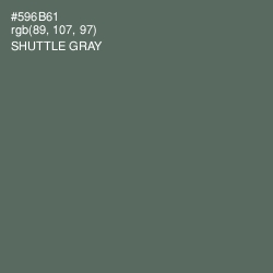 #596B61 - Shuttle Gray Color Image