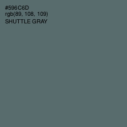 #596C6D - Shuttle Gray Color Image