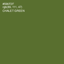 #596F2F - Chalet Green Color Image
