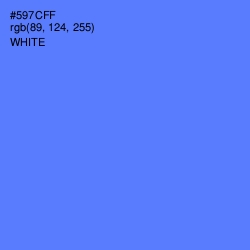 #597CFF - Royal Blue Color Image