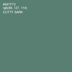 #597F72 - Cutty Sark Color Image