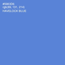 #5983D6 - Havelock Blue Color Image