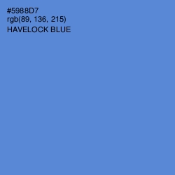 #5988D7 - Havelock Blue Color Image