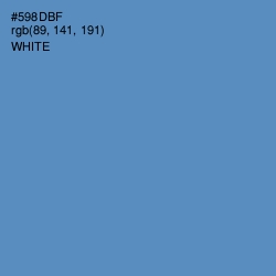 #598DBF - Hippie Blue Color Image