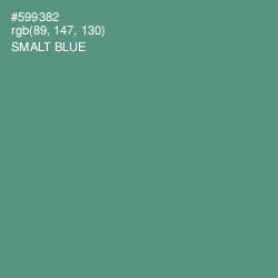 #599382 - Smalt Blue Color Image