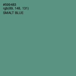 #599483 - Smalt Blue Color Image