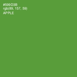 #599D3B - Apple Color Image