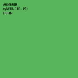 #59B55B - Fern Color Image