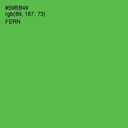 #59BB49 - Fern Color Image