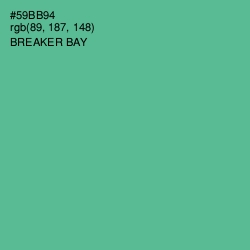 #59BB94 - Breaker Bay Color Image