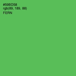 #59BD58 - Fern Color Image