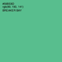 #59BE8D - Breaker Bay Color Image