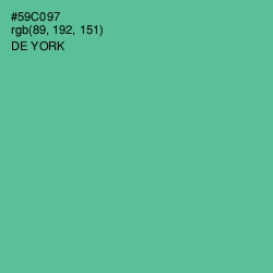 #59C097 - De York Color Image