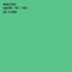 #59C58C - De York Color Image
